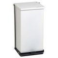 Detecto Detecto Step-On Waste Can Receptacle; White - 48 Quart Capacity Detecto-P-48